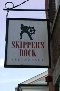 Skipper's Dock Restaurant is a great place for a rehearsal dinner on Water Street in Stonington Borough