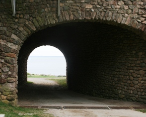 Rocky Neck wedding photos are often taken in the tunnel underneath the pavilion. Rocky Neck wedding photos are often taken in the tunnel underneath the pavilion.