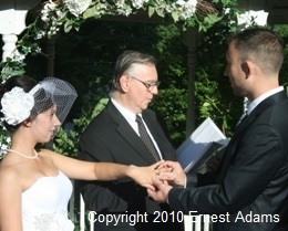 Nathan says his ring vows as he puts on Lindsey's wedding ring